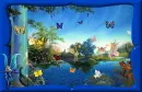 flying butterflies 