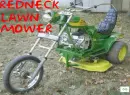 Harley Davidson Redneck Trike (John Deere)- Redneck Lawn Mower