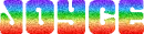 JOYCE rainbow glitter