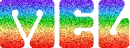 MEL rainbow glitter