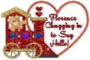 Florence Chugging in to Say Hello