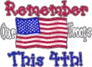Remember Our Troop This 4th!