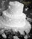 Wedding Cake (with sparkles)- Maggie