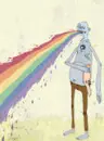 THROWING UP THE RAINBOW