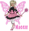 Pink Butterfly Wings Doll