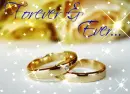 Wedding Rings (with sparkles)- Forever & Ever...