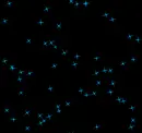 glitter light blue