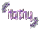 Diamond Pierced Text - Kathy