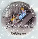 Wedding Cinderella & Prince Charming (with sparkles)- Just Married