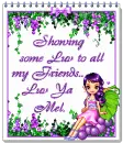 FairyDoll Note Pad - Showing some Luv to all my Friends.. Luv Ya, Mel