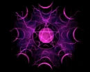 Purple Pentacle w/Moon Slivers