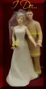 Wedding Bride & Fireman Groom (with tan turn out gear)- I Do...