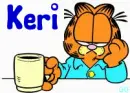 Garfield with Coffee- Keri