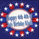 4th of july birthday khalil