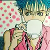 Shin Drinking Coffee