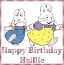 Max and Ruby, Happy Birthday Haillie