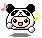 panda is crying