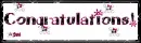 Congratulations