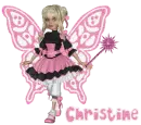 Girl with Butterfly wings