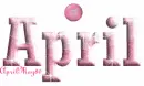Pink M&M april