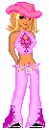 Pink Cow Girl