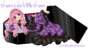 Girl in coffin