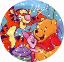 Pooh, Tigger & Piglet in Circle (with sparkles)- Pami
