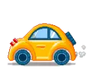 yellow car