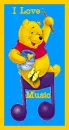 winnie the pooh on a music note