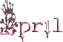 skull pink drip blood april