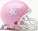 Cowboys Pink Helmet with Name