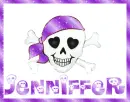 Purple Jenniffer Skull