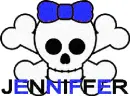 Jenniffer Skull Blue