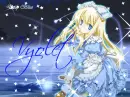 Anime Little Blue Girl (with sparkles)- Vyolet