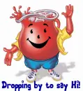 Kool-Aid Man Waving- Dropping by to say Hi!