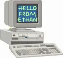 Computer- Hello from Ethan