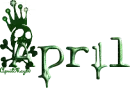 skull green drip blood april