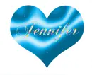 blue heart - jennifer