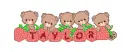 Strawberry Bears, Taylor