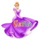 Cinderella Dancing Rainbow SparkleGlitter - Carlee