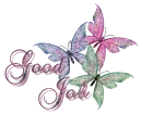 Sparkled Trio Butterflies - Good Job