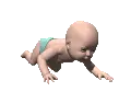 baby crawling