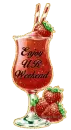 Strawberry Glass - Enjoy your weekend
