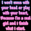 I WONT PLAY WITH UR HEART