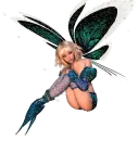 Sparkled Green Fairy