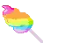 Rainbow cottoncandy