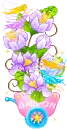 purple flowers