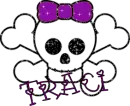Traci-skull,purple