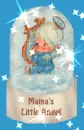 little boy in a snowglobe