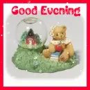 teddy bear snowglobe